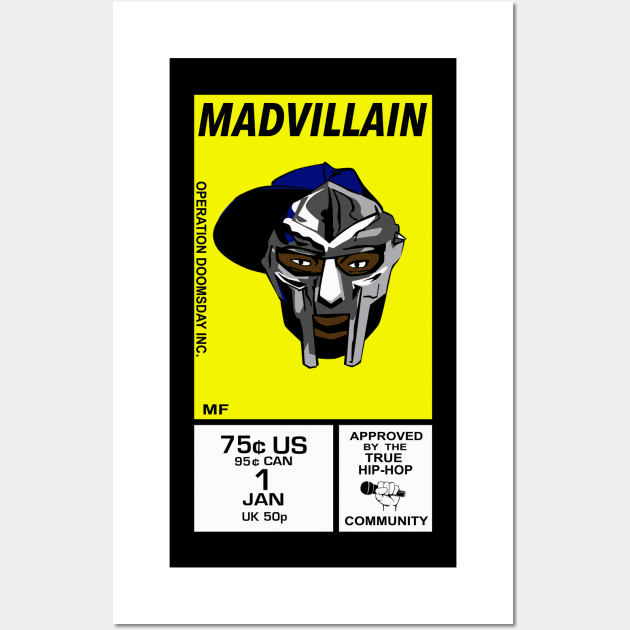 Madvillain Comics Late 80s Wall Art by sinistergrynn